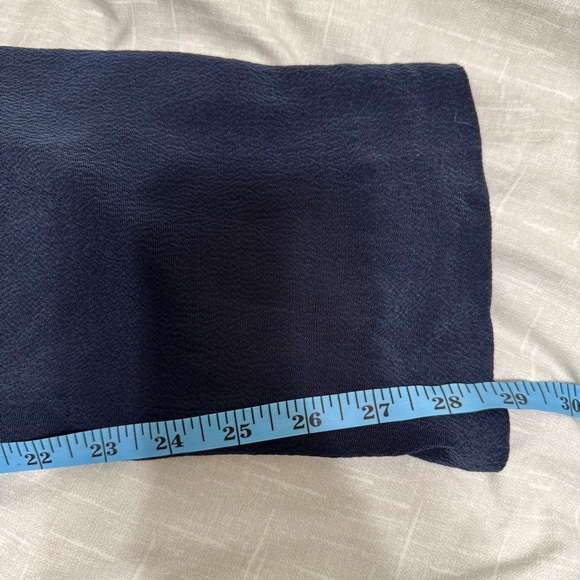 3.1 Phillip Lim Navy Blue Silk Jumpsuit Sz 8 - Picture 11 of 11